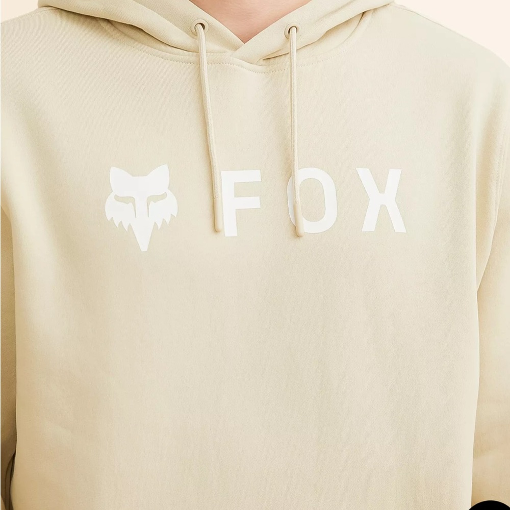 Fox Cream Sweatshirt with Stylized Logo